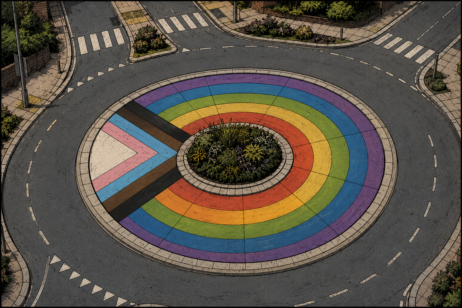 REGENBOOGROTONDE · beeld 2